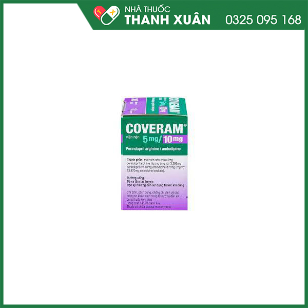 Thuốc Coveram 5mg/10mg điều trị tăng huyết áp, bệnh mạch vành